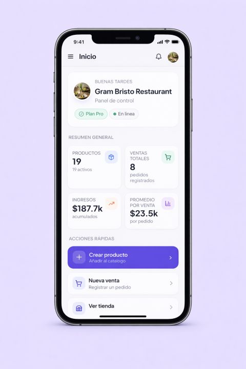 Dashboard principal