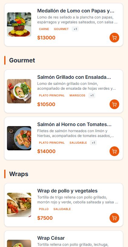 Catálogo de productos